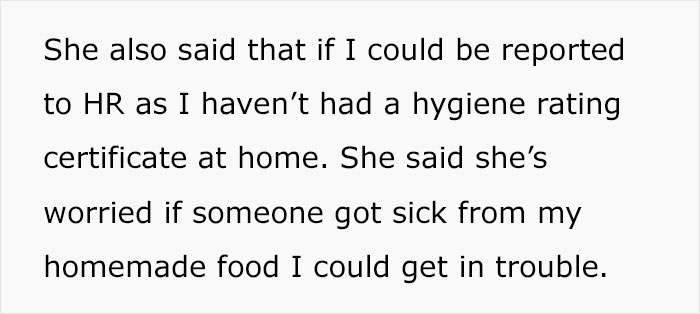 Woman Treats Her Colleagues With Home-Baked Goods, Two Of Them Threaten To Report Her To HR - 6