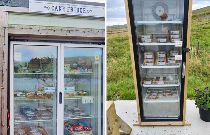 Scotland’s Honesty Cake Fridge Goes Viral, Has People Listing Other Similar Fridges Around The World