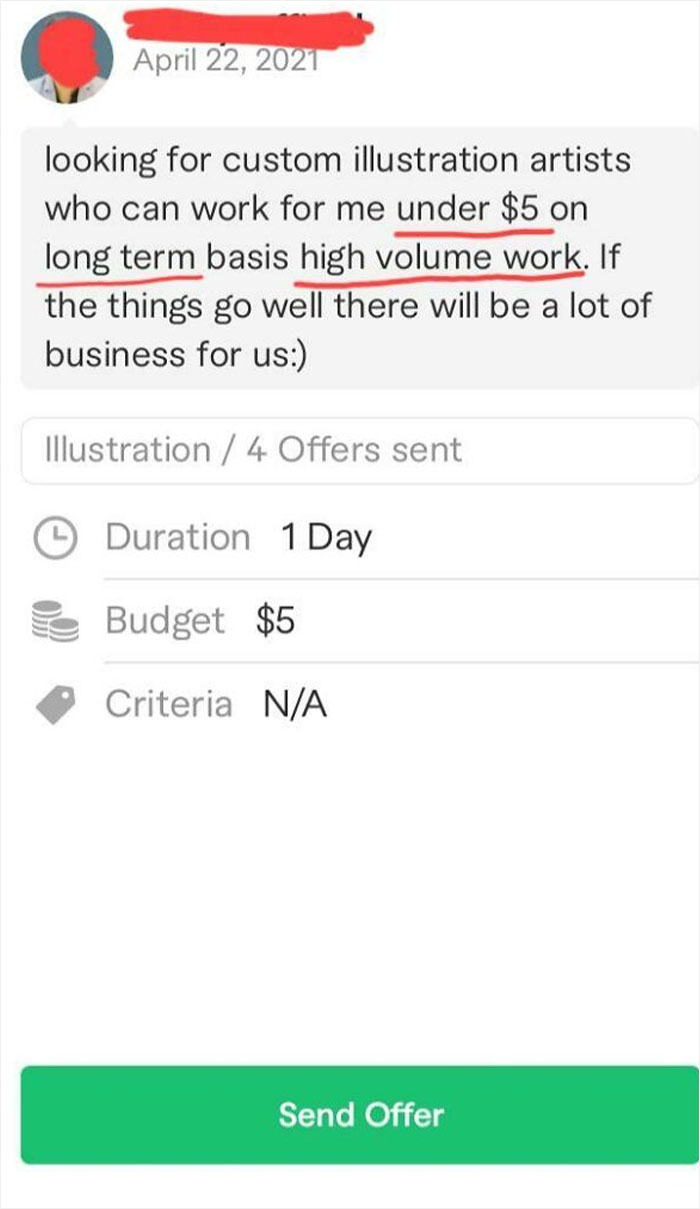 Wow...such A Deal .... I Will Really Work For "Long Term" At "High Volume" For 5$ For A Business I Have No Idea About It