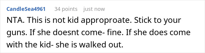 "[Am I The Jerk] For Telling My Friend She Can&rsquo;t Come If She Brings Her Kid"
