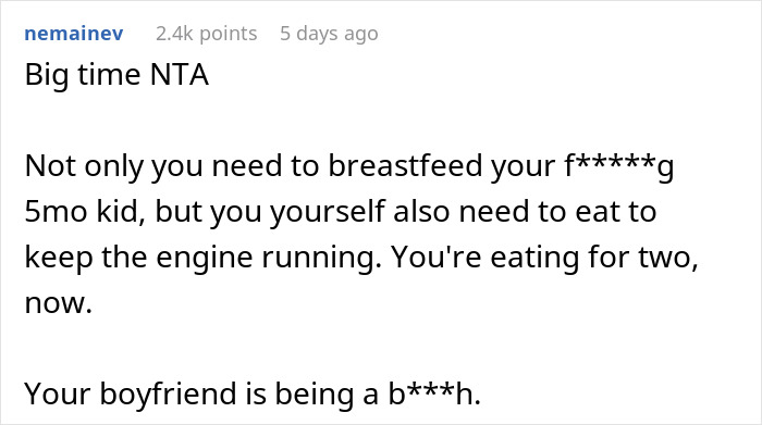 Man Demands Wife Stop Breastfeeding Their Baby In Front Of His Mates, Is Told To &lsquo;Shut Up&rsquo;