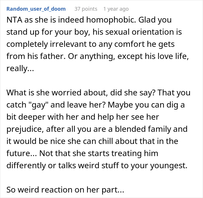 Man Hugs And Kisses Gay Son, Angers Homophobic Wife Man Hugs And Kisses Gay Son, Angers Homophobic Wife