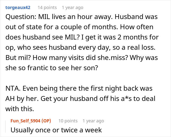 Mom Gets Kicked Out For Not Taking The Hint That Her Son And DIL Want Alone Time Mom Gets Kicked Out For Not Taking The Hint That Her Son And DIL Want Alone Time