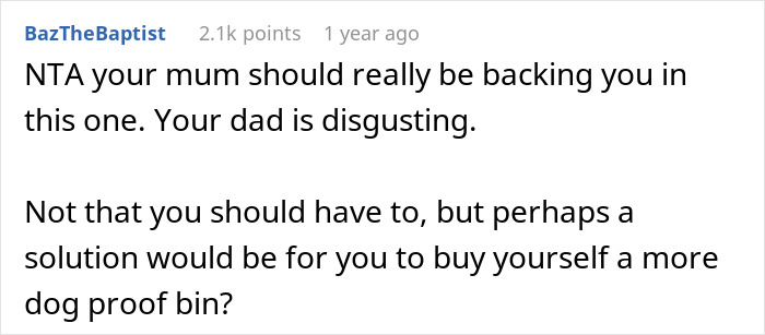 Dad Asks Teen To Throw Away Menstrual Products In Kitchen, She Refuses, So He Dumps Them On Her Bed Dad Asks Teen To Throw Away Menstrual Products In Kitchen, She Refuses, So He Dumps Them On Her Bed