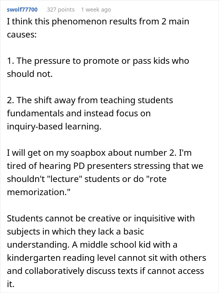 “The Ugly Truth”: Teacher At Breaking Point As Students Can’t Handle Simple Tasks “The Ugly Truth”: Teacher At Breaking Point As Students Can’t Handle Simple Tasks