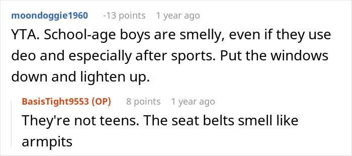 &ldquo;I&rsquo;m Not Picking Up Their Kids&rdquo;: Dad Puts His Foot Down After Chauffeuring Son&rsquo;s Smelly Friends