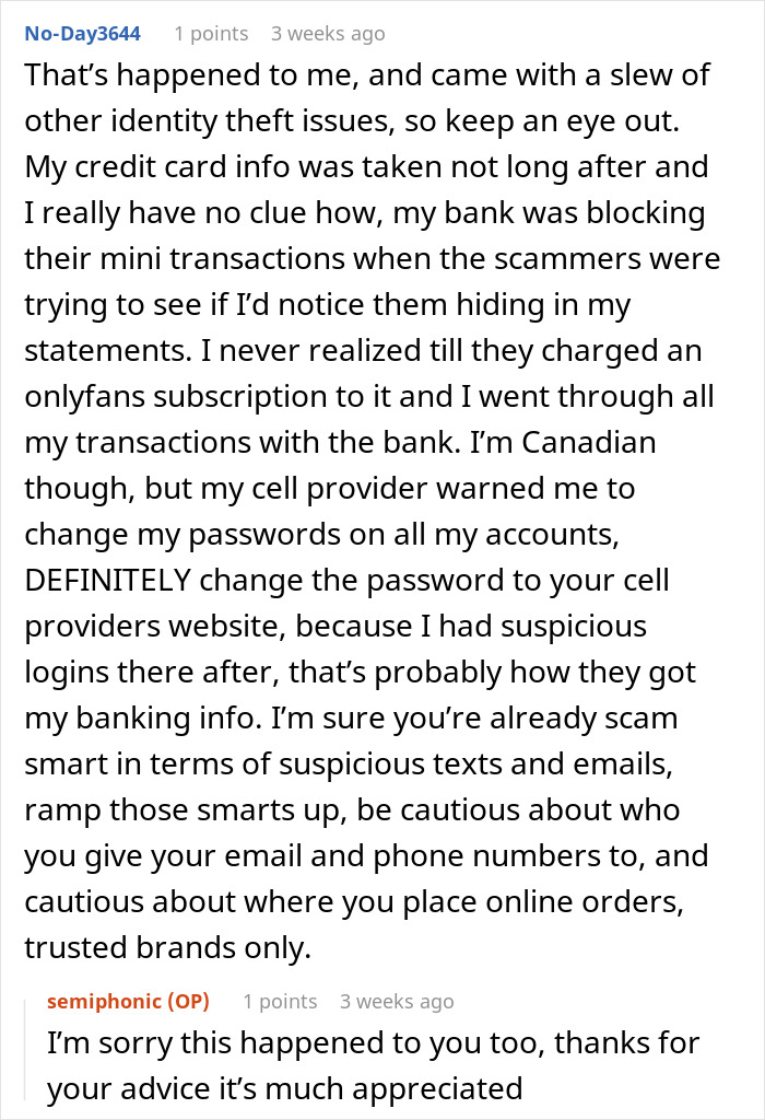Scammers Steal Woman&rsquo;s Number And Max Out Her Credit Cards, Her Husband Gets Perfect Revenge