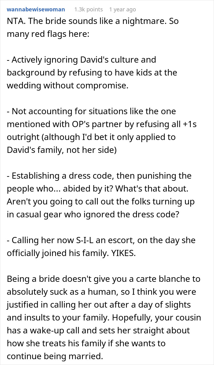 Entitled Bride Gets Shut Up By Wedding Guest Tired By Her Whines Over In-Laws 'Upstaging' Her Entitled Bride Gets Shut Up By Wedding Guest Tired By Her Whines Over In-Laws 'Upstaging' Her