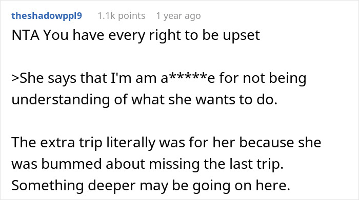 &ldquo;[Am I The Jerk] For Calling My Wife A Jerk After She Bailed Off A Family Trip&rdquo;