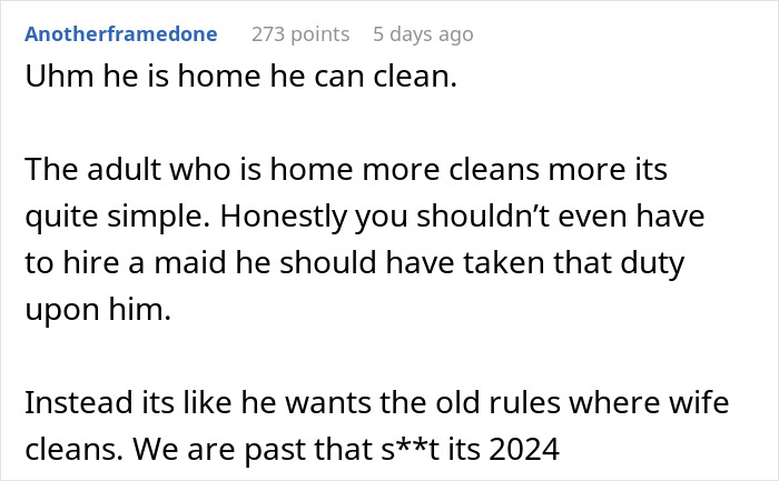 Woman Done With Living In Filth, Hires Housemaid, Gives Husband An Ultimatum When He Protests Woman Done With Living In Filth, Hires Housemaid, Gives Husband An Ultimatum When He Protests