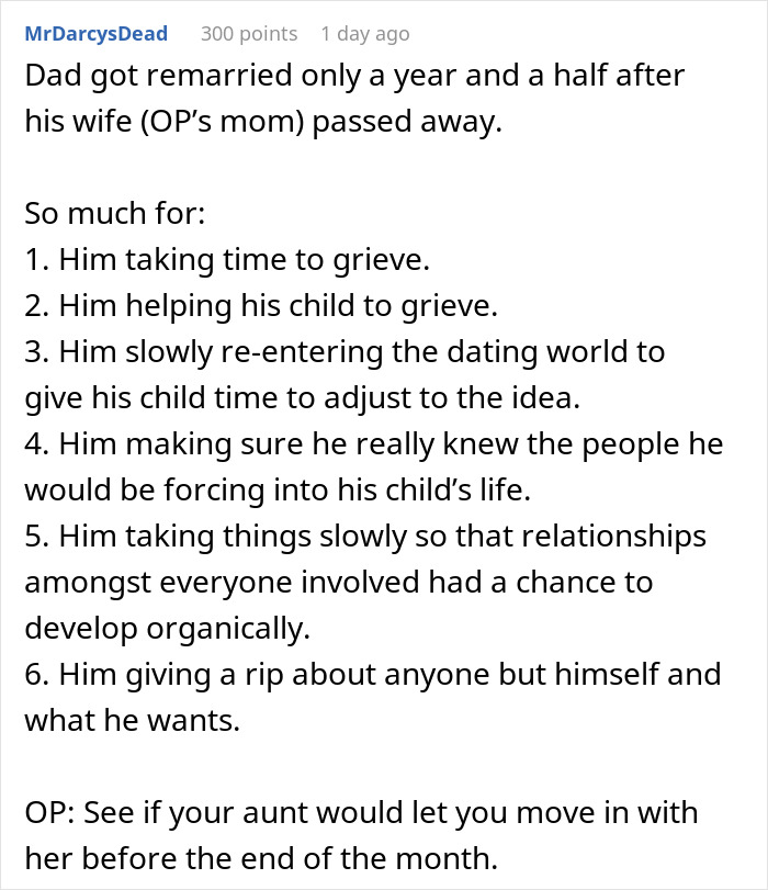 Dad Demands Daughter Take Spoiled Stepsister On Her Graduation Trip, She Moves Out Instead Dad Demands Daughter Take Spoiled Stepsister On Her Graduation Trip, She Moves Out Instead