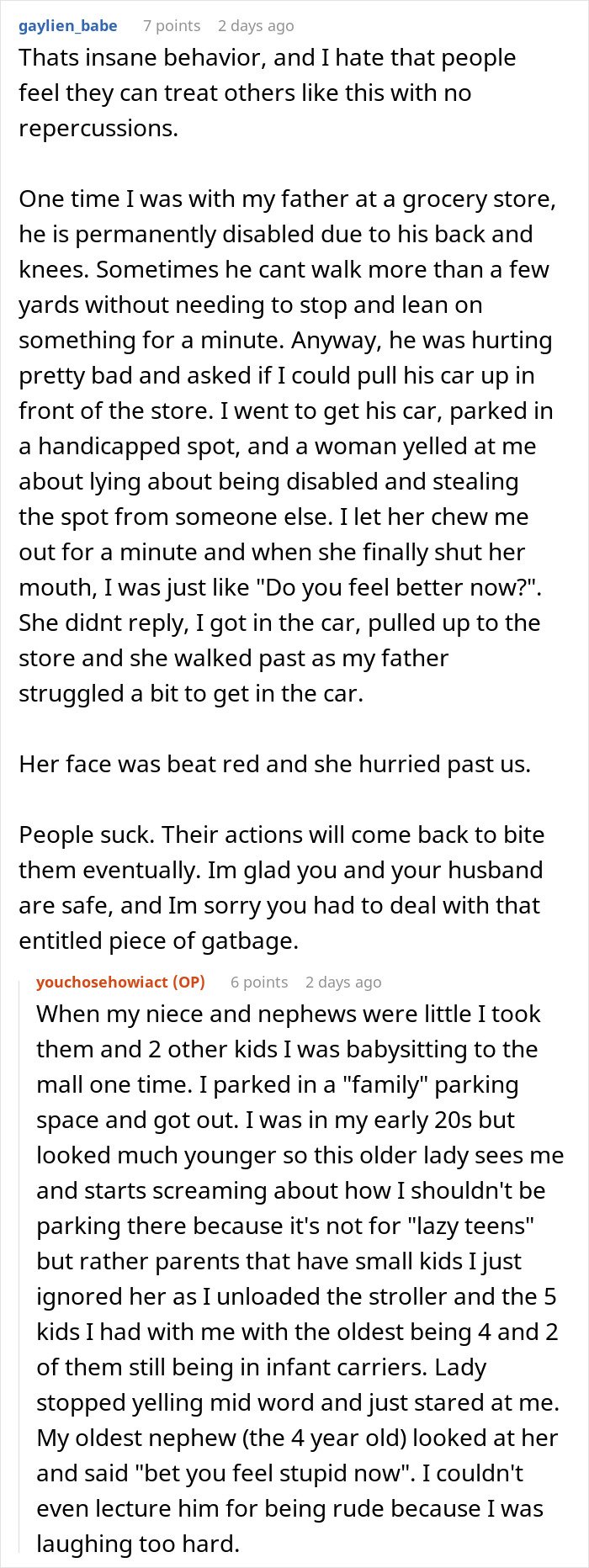 Karen Starts Screaming At Couple Over ‘Illegal’ Handicap Parking, Refuses To See Reason Karen Starts Screaming At Couple Over ‘Illegal’ Handicap Parking, Refuses To See Reason