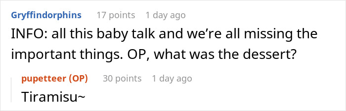 “AITA For Ignoring A Crying Baby In A Restaurant And Continuing To Enjoy My Dessert?” “AITA For Ignoring A Crying Baby In A Restaurant And Continuing To Enjoy My Dessert?”