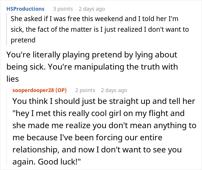 Man Begins To Question All The People In His Life After He Meets A Random Woman On A Plane