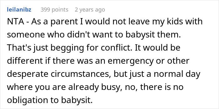 Childfree Woman Stands Firm Against Neighborhood Pressure To Babysit For Free, Is Blasted Online - 21