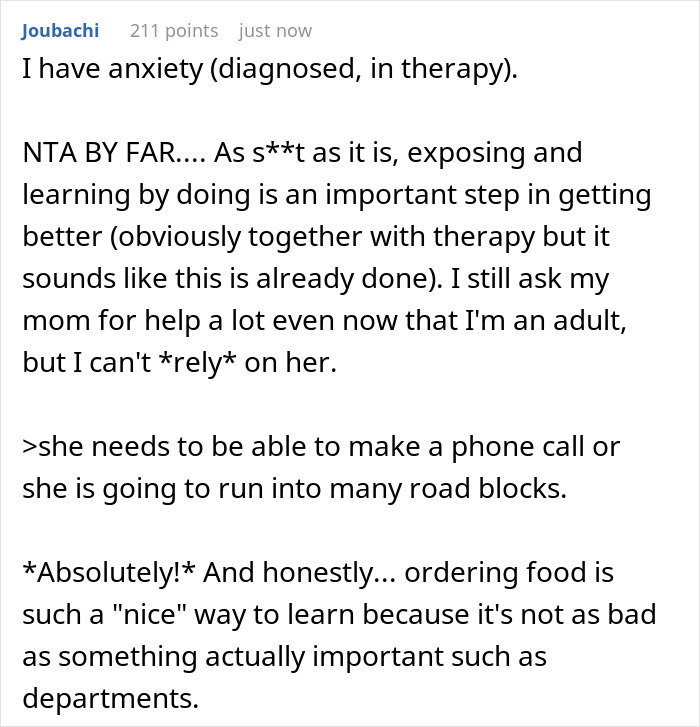 Family Drama Ensues Over Dad Refusing To Order Pizza For Socially Anxious Daughter Staying At Home - 17