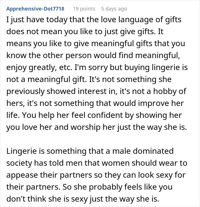 Man Doesn&rsquo;t Understand Why GF Didn&rsquo;t Appreciate His Gift, Gets A Reality Check