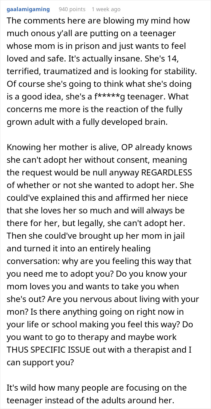 Family Drama Ensues After Niece Gives Woman Adoption Papers As A Surprise And She Rejects Them