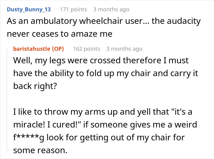 Entitled Mom Expects Person In Wheelchair To Walk So She Can Park Her Stroller, Gets Laughed At