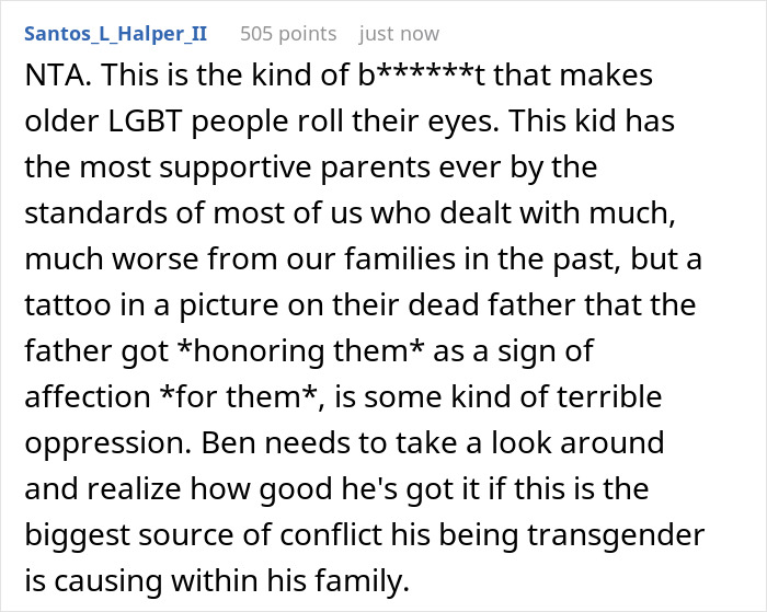 Mom Agrees To Hide All Photos Of Her Son Pre-Transition Except For One, Gets Called Cruel