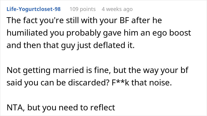 Guy Makes An Awkward Joke About Not Wanting To Marry His Longtime Girlfriend, Ends Up Losing Her Guy Makes An Awkward Joke About Not Wanting To Marry His Longtime Girlfriend, Ends Up Losing Her