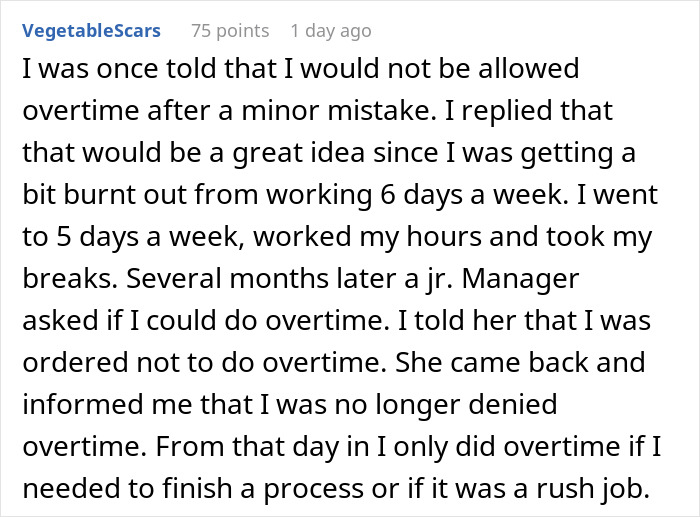 &ldquo;No Overtime, No Problem&rdquo;: Worker Happily Complies, Makes New Boss Go Red From Embarrassment