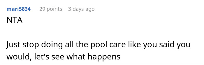Man Refuses To Look After Pool Any Longer, Asks Wife To Stick To Her Promise, Drama Ensues Man Refuses To Look After Pool Any Longer, Asks Wife To Stick To Her Promise, Drama Ensues