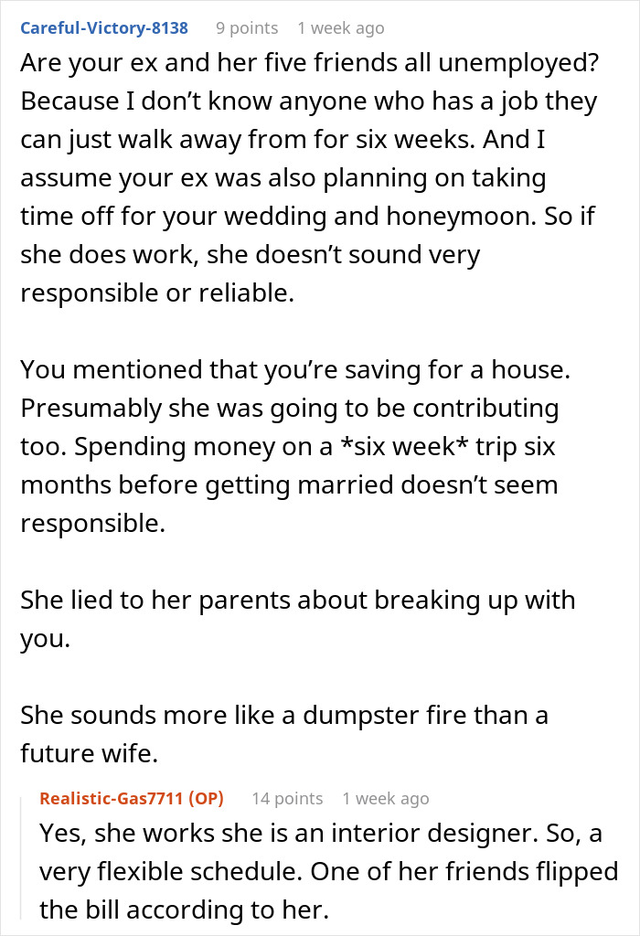 Woman Goes Radio Silent On Fiancé For Her Europe Trip, Is Shocked He Canceled The Wedding Woman Goes Radio Silent On Fiancé For Her Europe Trip, Is Shocked He Canceled The Wedding