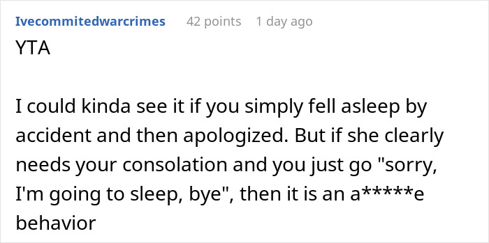 Woman Gets Upset When Her Boyfriend Can’t Stay Up At 3AM To Console Her Woman Gets Upset When Her Boyfriend Can’t Stay Up At 3AM To Console Her