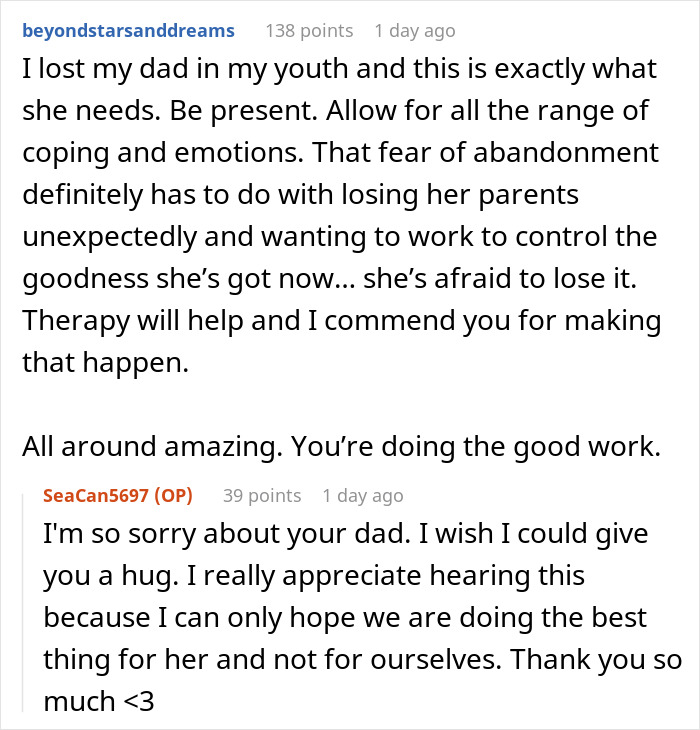 11 Y.O. Wonders If Childfree Godmother Who Adopted Her After Parents Died Will End Up Hating Her 11 Y.O. Wonders If Childfree Godmother Who Adopted Her After Parents Died Will End Up Hating Her