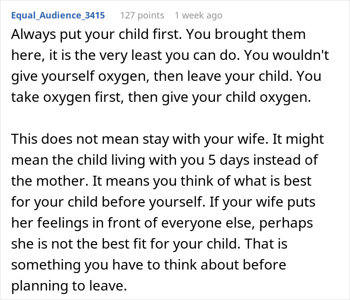 "And Why Should I Care?": Husband Leaves Wife And Son, Says He Has To Put Himself First