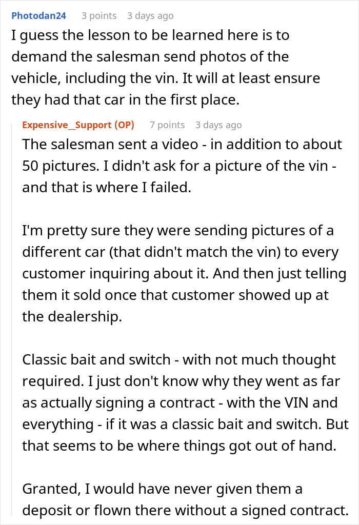 &ldquo;Nearly 3.5k Total Reviews&rdquo;: Car Dealership Tries To Bait And Switch The Wrong Customer