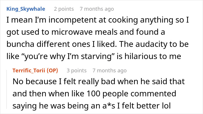 14 Y.O. Boy Expects 15 Y.O. Sister To Make Him Lunch, Blames Her For Letting Him Starve 14 Y.O. Boy Expects 15 Y.O. Sister To Make Him Lunch, Blames Her For Letting Him Starve