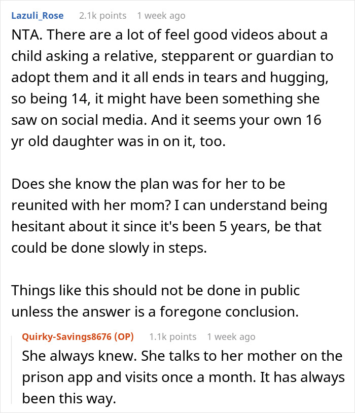 Family Drama Ensues After Niece Gives Woman Adoption Papers As A Surprise And She Rejects Them