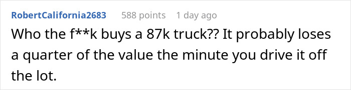 &ldquo;I Was Livid&rdquo;: Man Puts Himself In Financial Jeopardy With $87K Truck, GF Refuses To Move In Anymore