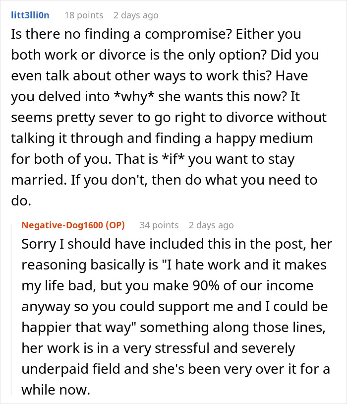 Wife Insists On Becoming A Housewife, Is Shocked Husband Wants Divorce Wife Insists On Becoming A Housewife, Is Shocked Husband Wants Divorce