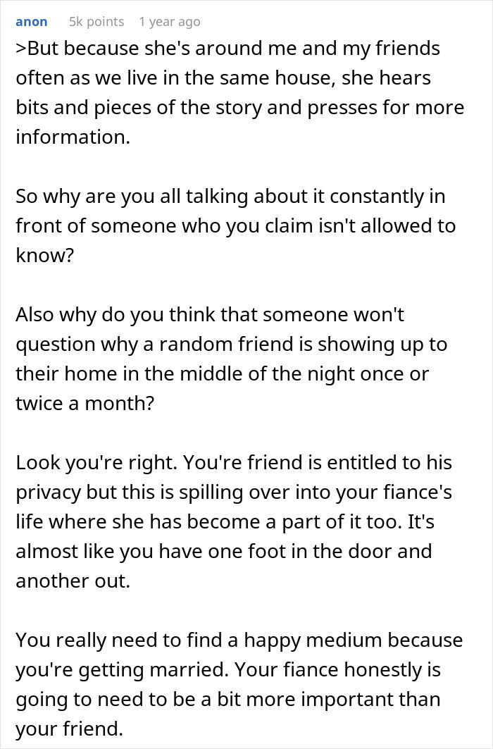 Man Goes To Extra Lengths To Support Grieving Friend, Fiancée Can’t Take It Anymore Man Goes To Extra Lengths To Support Grieving Friend, Fiancée Can’t Take It Anymore