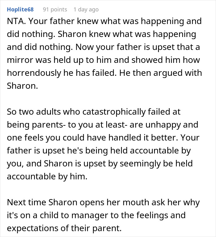 Dad Is Crushed After Daughter Calls Him Out For Abandoning Her In Favor Of His New Marriage