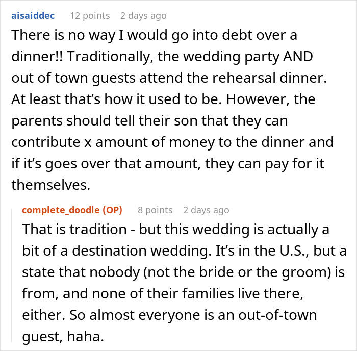 Tensions Run High As Family Is Accused Of Being “Cheap” For Refusing To Fund $37k Dinner Tensions Run High As Family Is Accused Of Being “Cheap” For Refusing To Fund $37k Dinner