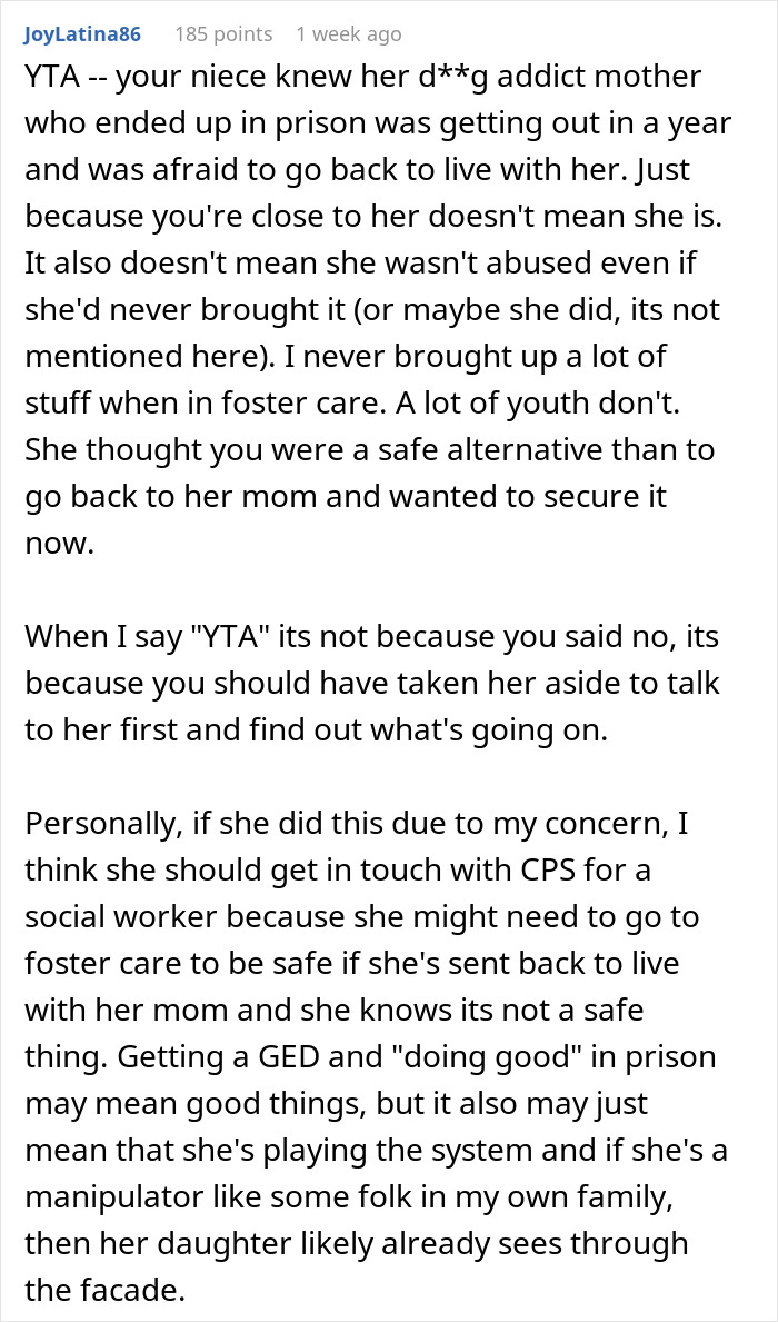 Family Drama Ensues After Niece Gives Woman Adoption Papers As A Surprise And She Rejects Them