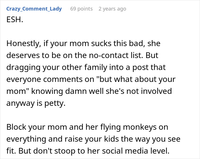 “AITA For Not Letting My Mother Identify As A Grandmother To My Child On Social Media?” “AITA For Not Letting My Mother Identify As A Grandmother To My Child On Social Media?”