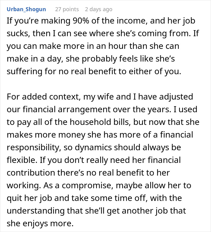 Wife Insists On Becoming A Housewife, Is Shocked Husband Wants Divorce Wife Insists On Becoming A Housewife, Is Shocked Husband Wants Divorce