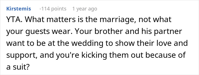 "AITA For Uninviting My Gay Brother And His Boyfriend To My Wedding?"