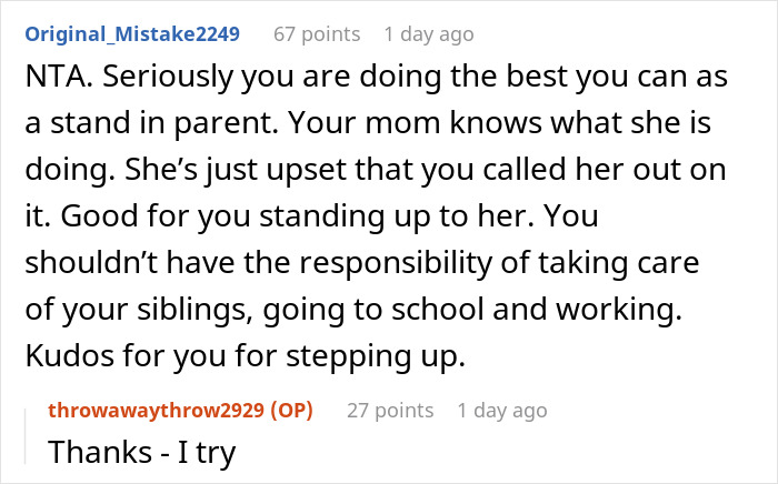 Mom Is In Tears After 17 Y.O. Tells Her She Doesn’t Get To Make The Rules While He Raises Her Kids - 27