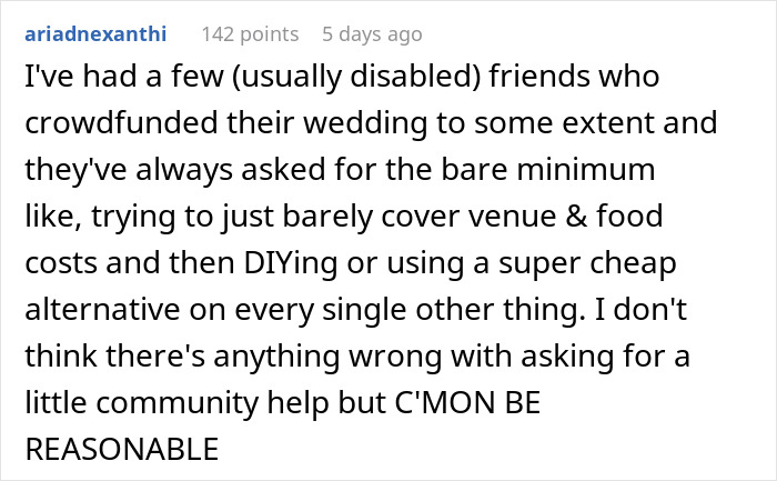 Entitled Couple Plans A Crowdfunded Wedding And Asks For $18k In Total, Gets Shamed Mercilessly