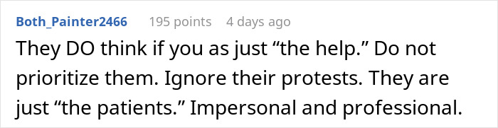 Entitled Elderly People Don't Want Caretaker To Take Time Off For Her Wedding