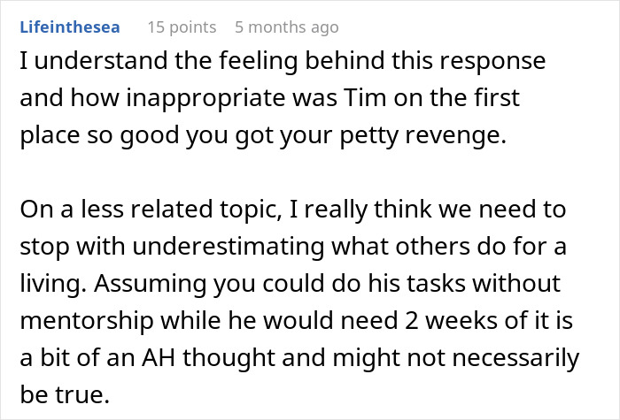 Guy Gets Called Out Over Big Salary, Puts Coworker In His Place