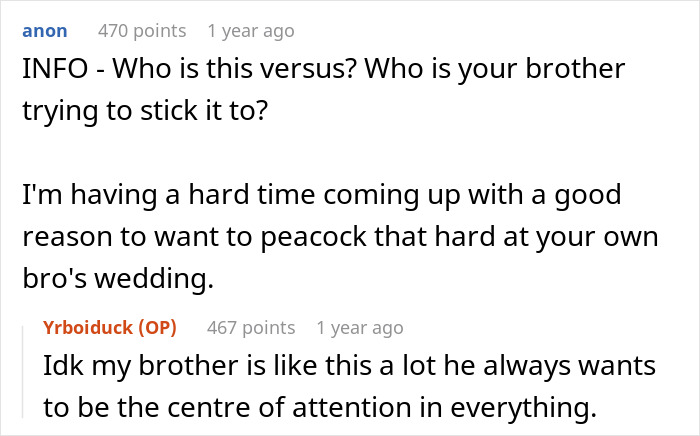 "AITA For Uninviting My Gay Brother And His Boyfriend To My Wedding?"