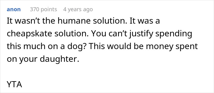 “AITA For Euthanizing My Daughter’s Emotional Support Animal For Her Own Sake?” “AITA For Euthanizing My Daughter’s Emotional Support Animal For Her Own Sake?”