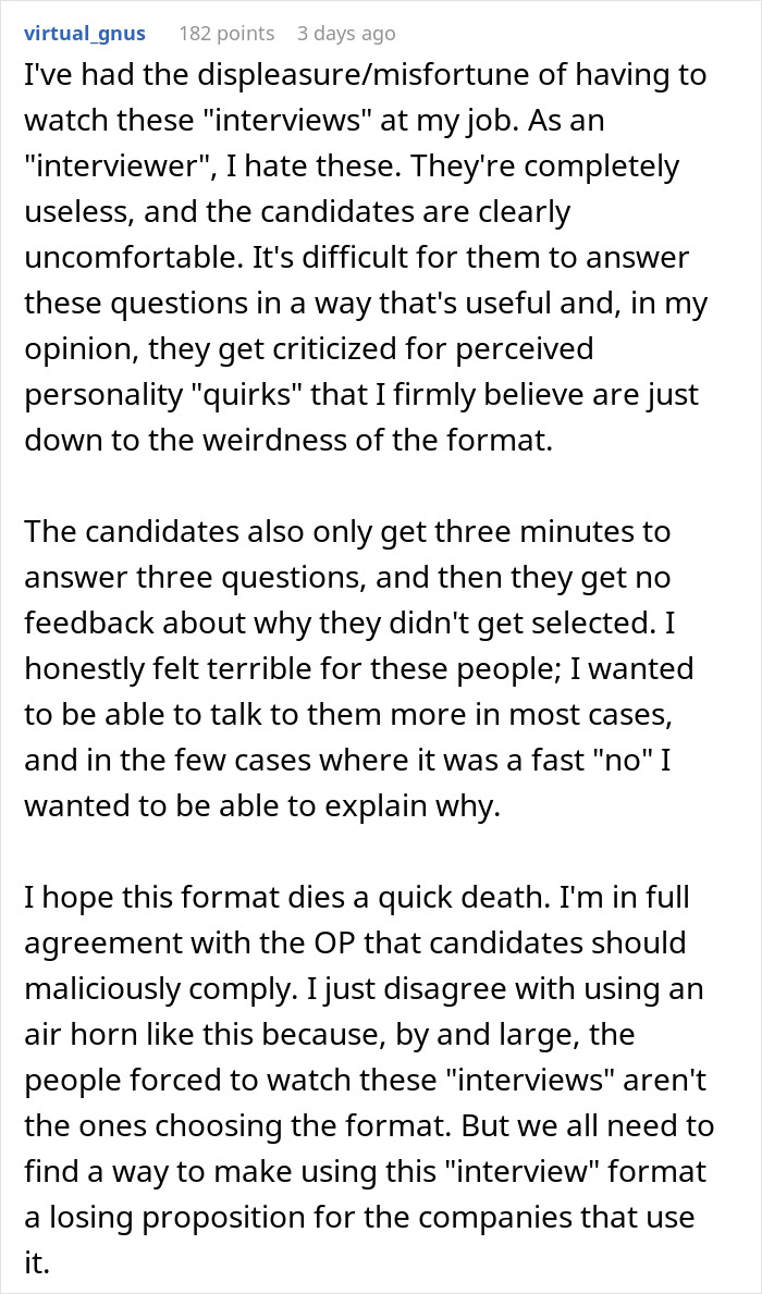 &ldquo;It&rsquo;s A Red Flag&rdquo;: Job Applicant Strikes Back Against One-Way Interview Process